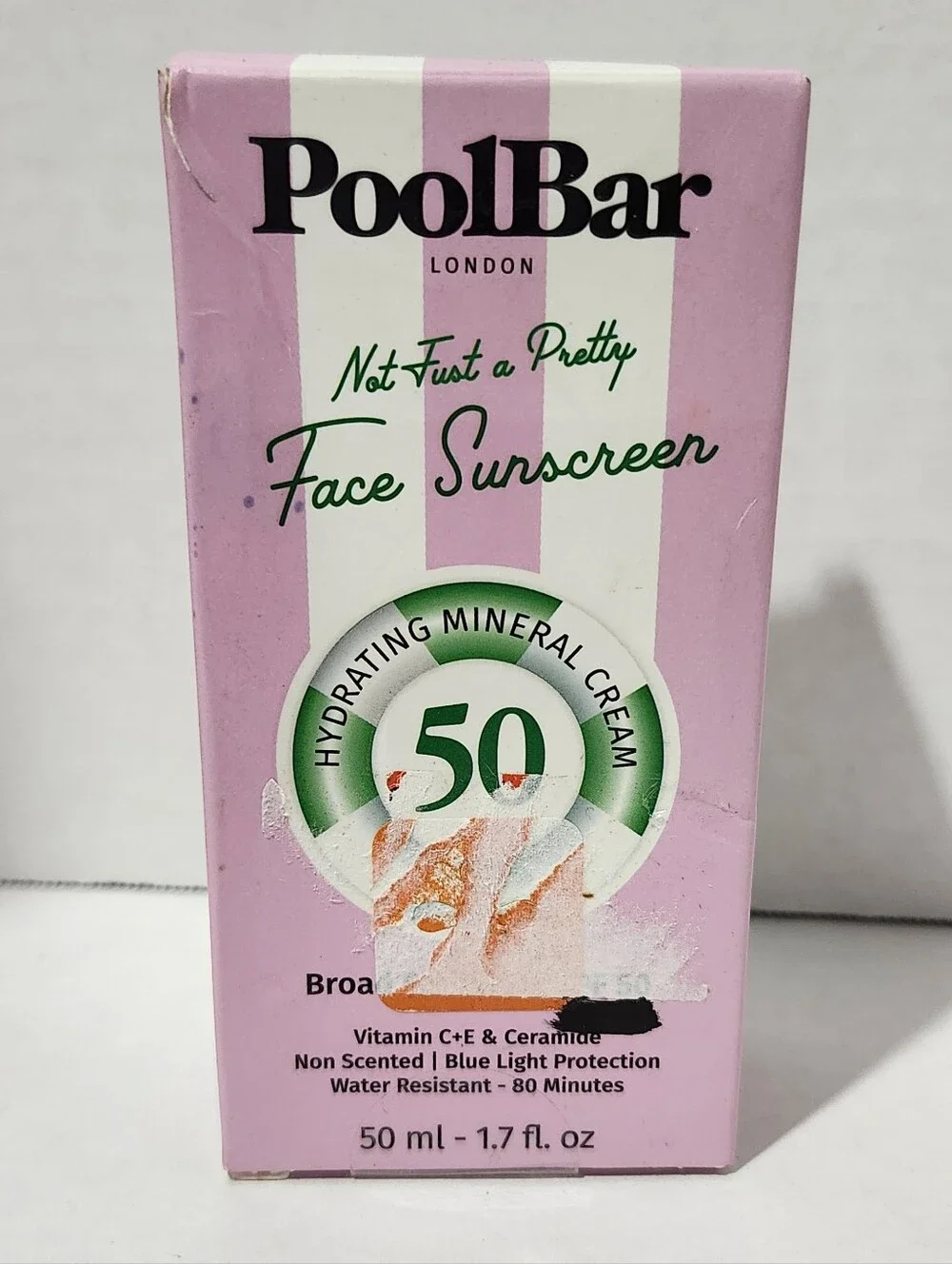 Pool Bar SPF 50 Sunscreen For Face & Body